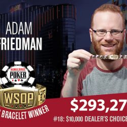 Dimov, Friedman, and Varnell Take WSOP Gold on Sunday