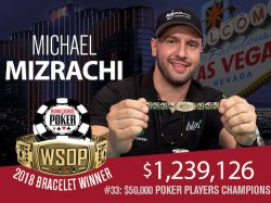 Michael Mizrachi Wins His Third WSOP $50,000 Poker Player’s Championshp