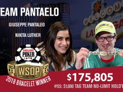 Giuseppe Pantaleo and Nikita Luther Win WSOP $1,000 NL Tag-Team Event
