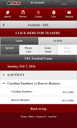 Bet online sportsbook login