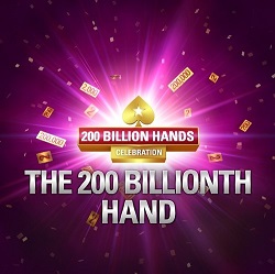 PokerStars Prepares Promos for 200 Billionth Hand Milestone