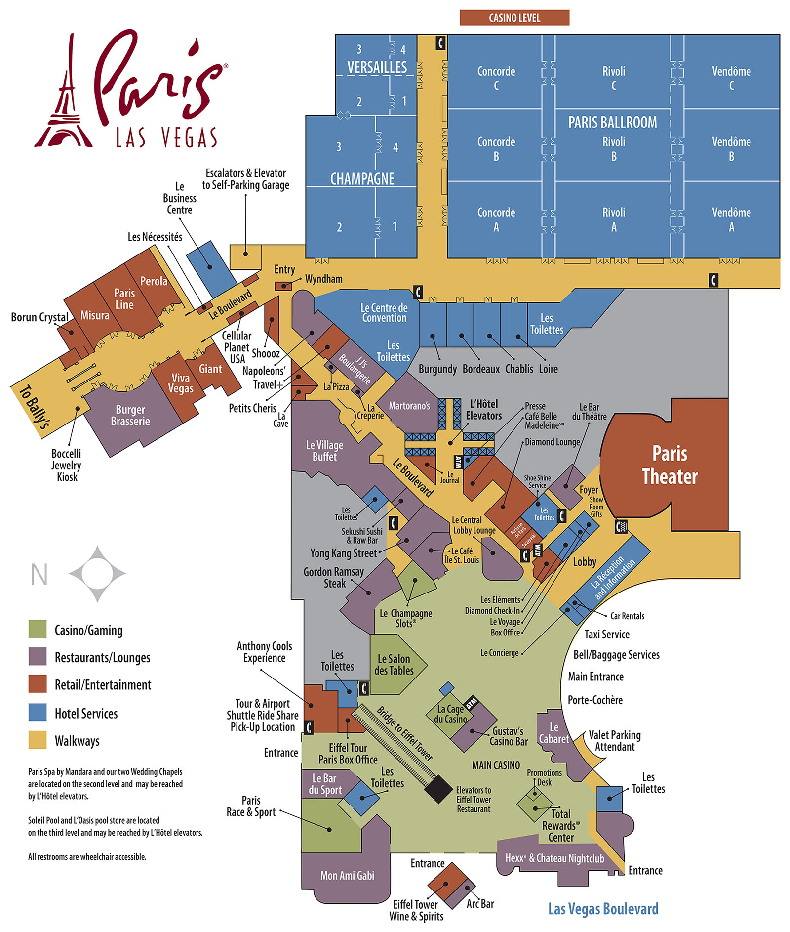 Locations and Maps for 2022 WSOP Las Vegas