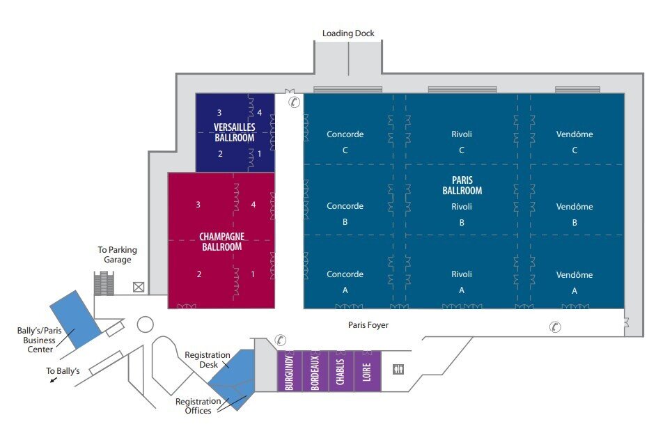 Locations and Maps for 2022 WSOP Las Vegas