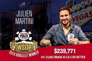 Julien Martini Wins the $1,500 Omaha Hi-Lo Event