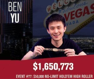 Ben Yu and Brian Hastings Win WSOP Bracelets