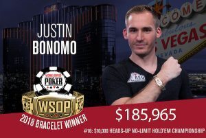 Justin Bonomo Wins WSOP $10k Heads-Up NL Hold’em Championship