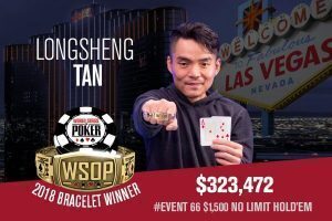 Longsheng Tan Wins $1,500 NL – Anderson Ireland Wins $1,500 PLO Bounty