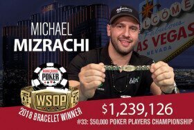Michael Mizrachi Wins His Third WSOP $50,000 Poker Player’s Championshp