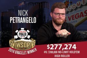 Nick Petrangelo Dominates $100k High Roller For Second WSOP Bracelet
