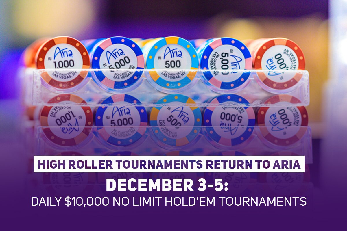 Poker Central high-stakes poker tournaments at Aria