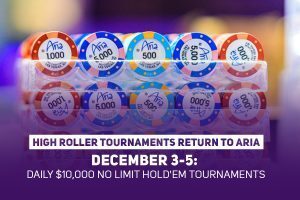 Poker Central high-stakes poker tournaments at Aria