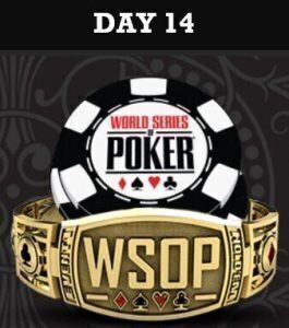 WSOP 2022 Day 14