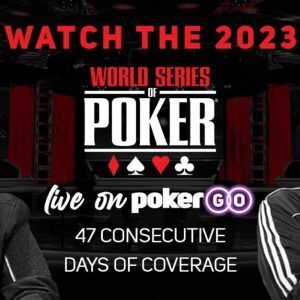 WSOP 2023 PokerGO livestream