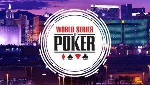 WSOP with las vegas strip view