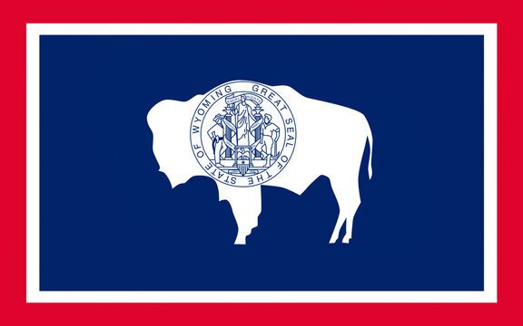 Wyoming state flag