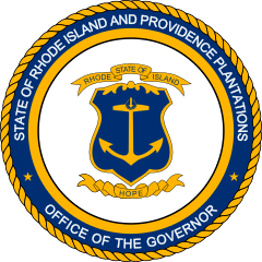 Seal of the governor of Rhode Island