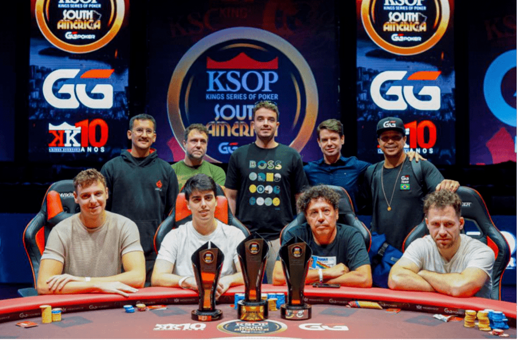 Sam Fuller in a Group Photo after PLO tournament
