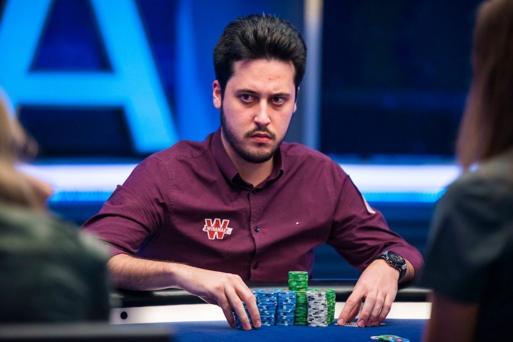 Adrian Mateos playing poker