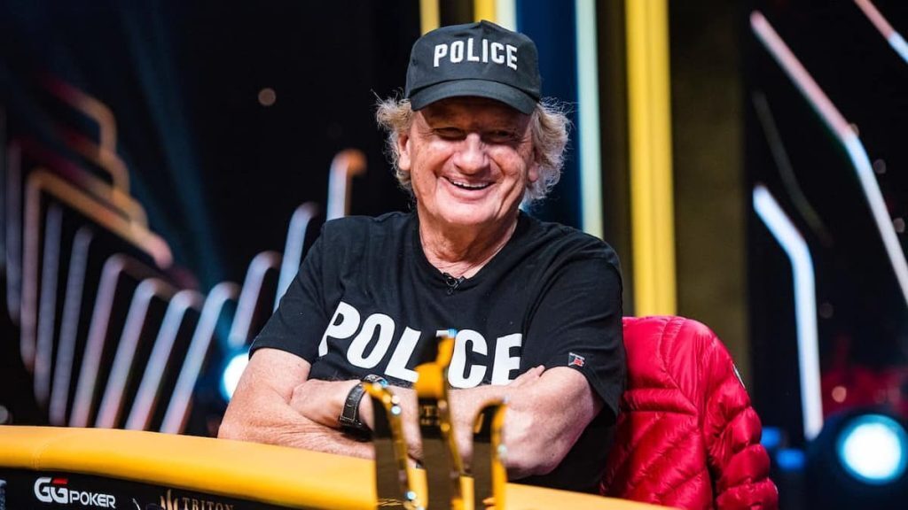 Jean Noel Thorel playing poker