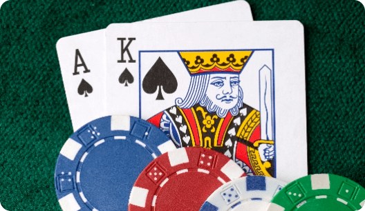 Playing cards for poker