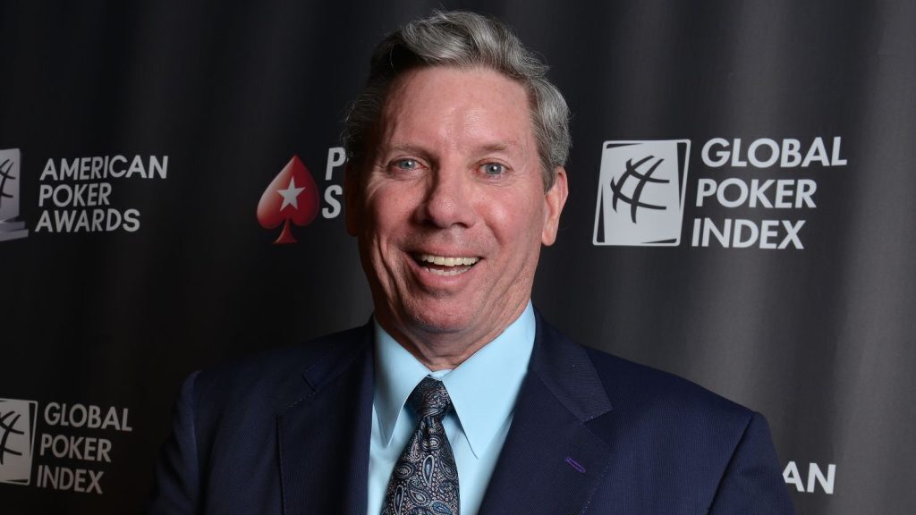 Mike Sexton smiling at the Poker Awards