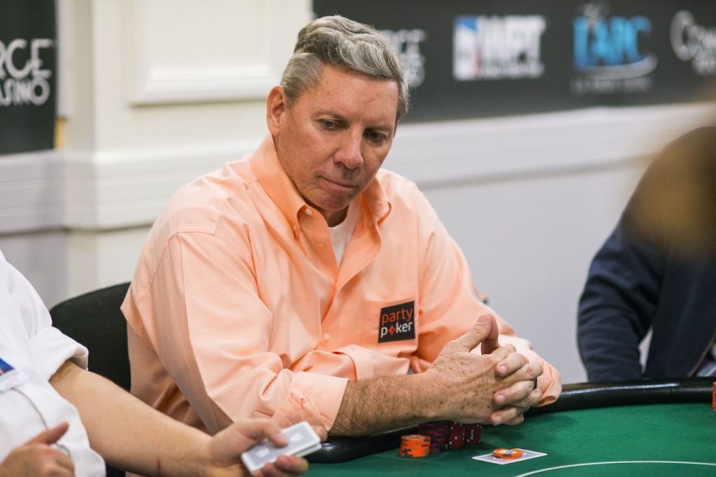 Mike Sexton playing Poker