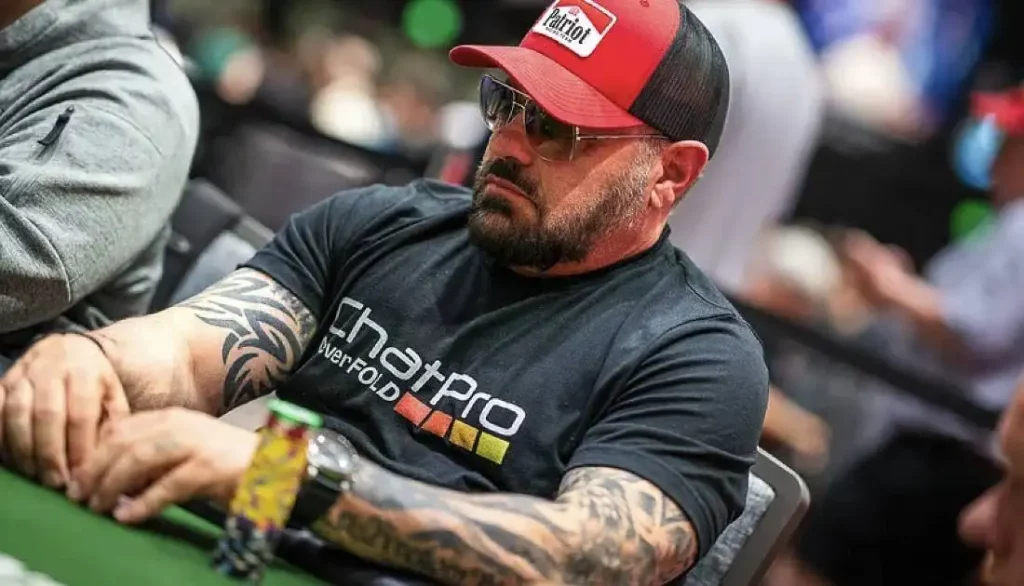 Nick Vertucci playing poker