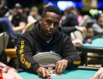 Maurice Hawkins playing poker
