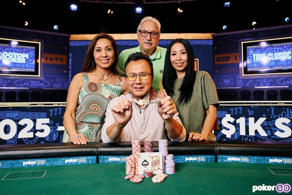 Brett Lim after winning Seniors Event
