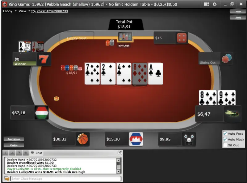 Everygame Poker Gameplay Mobile