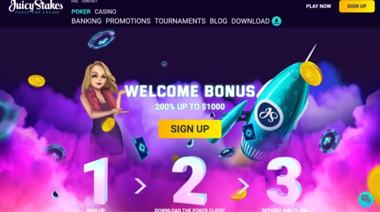 Juciy Stakes Poker Homepage