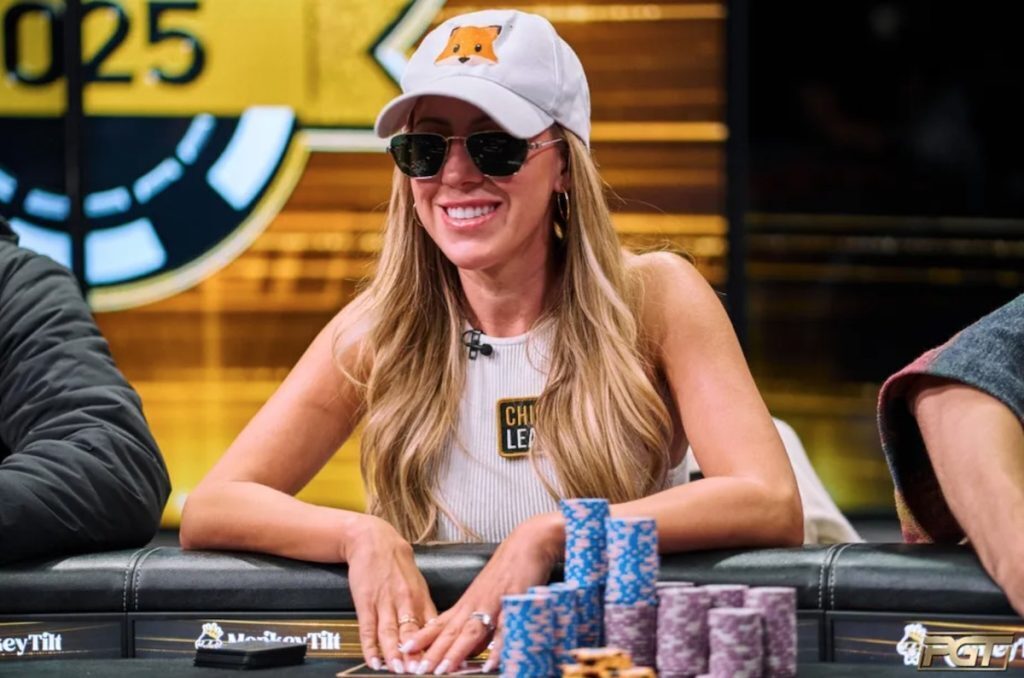 Kristen Foxen playing poker