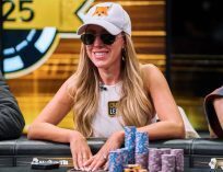 Kristen Foxen playing poker