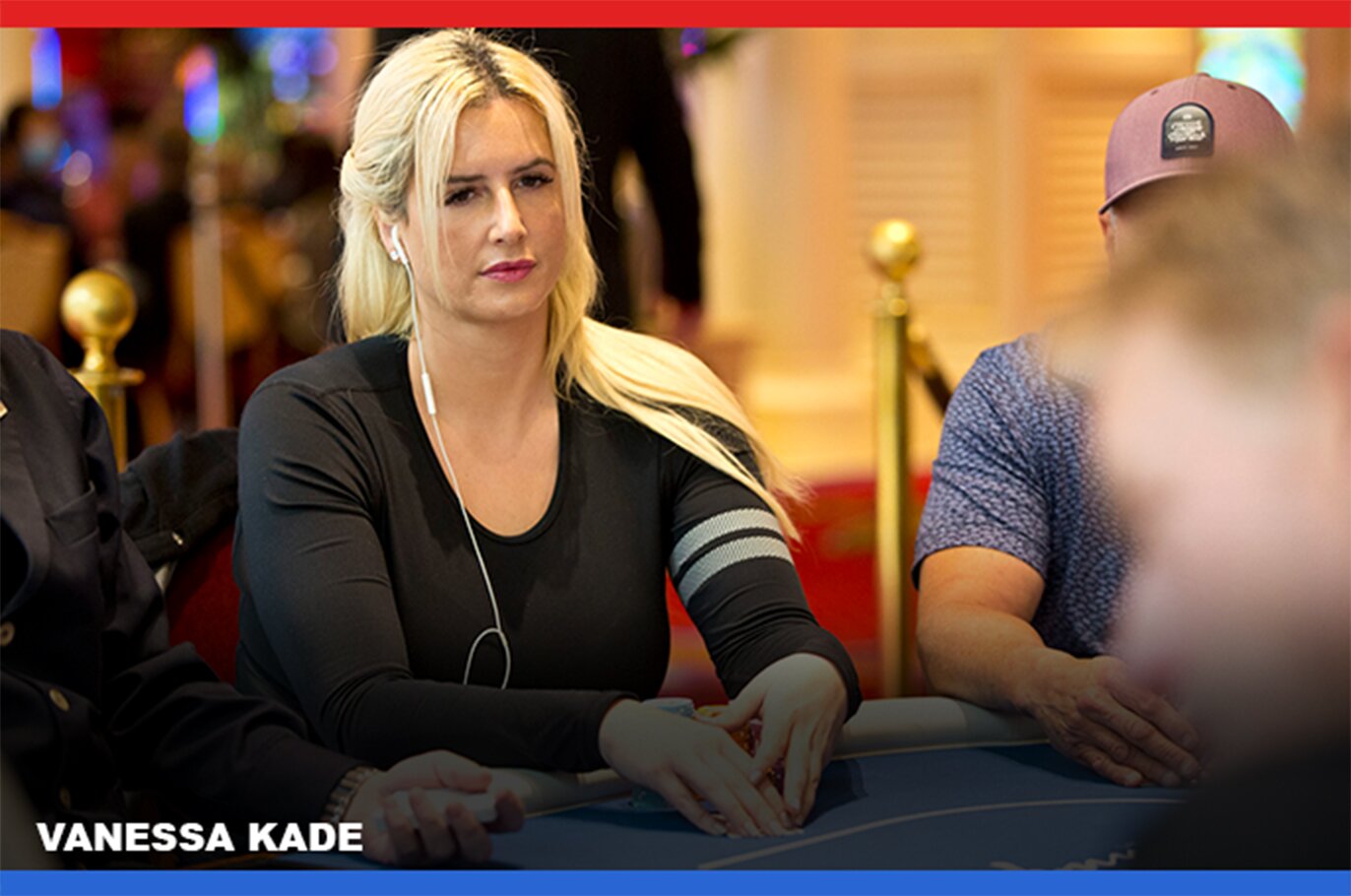 Vanessa Kade Playing Poker