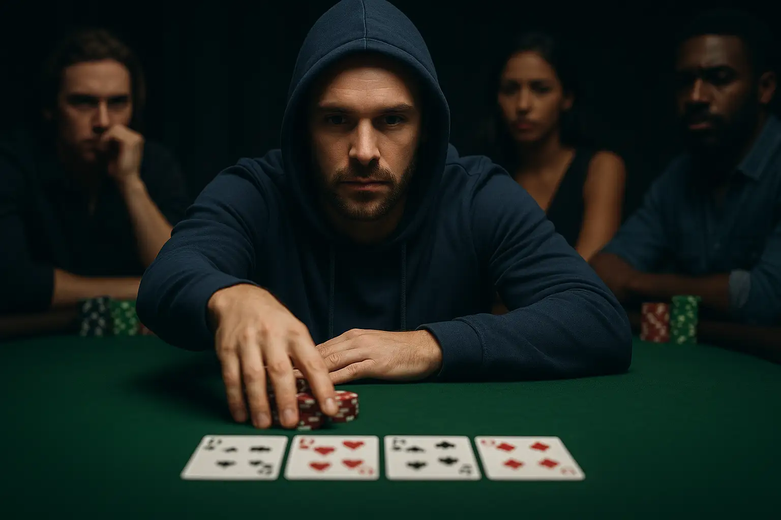 how to bluff in Badugi poker