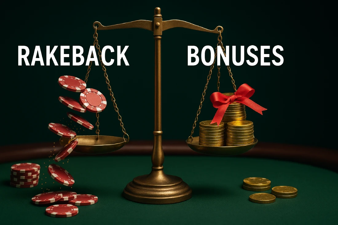 Poker Rakeback vs Bonuses: The Complete Comparison Guide