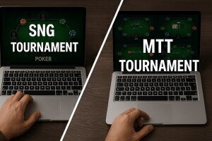 sng vs mtt tournament comparison of two laptops