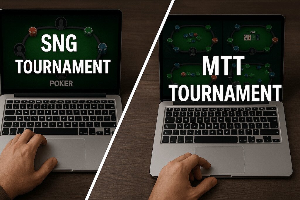 sng vs mtt tournament comparison of two laptops
