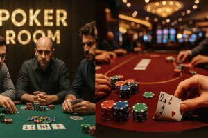 poker room vs casino poker