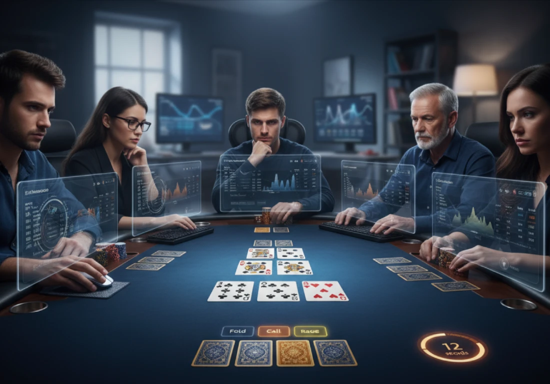 Poker tells in online poker