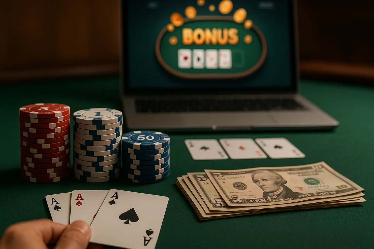 best low stakes poker bonuses
