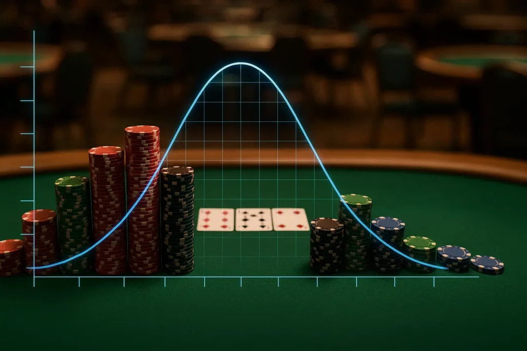 poker tournament variance