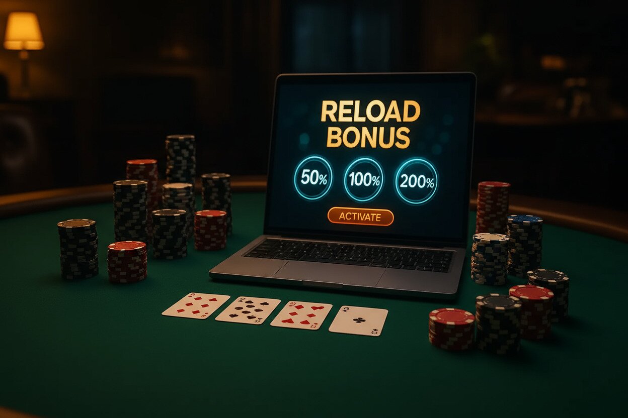 Online Poker Reload Bonuses: How to Keep Your Bankroll Boosted