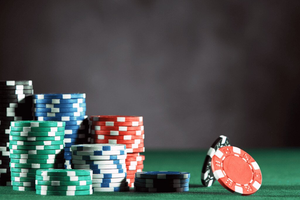 poker chip stack