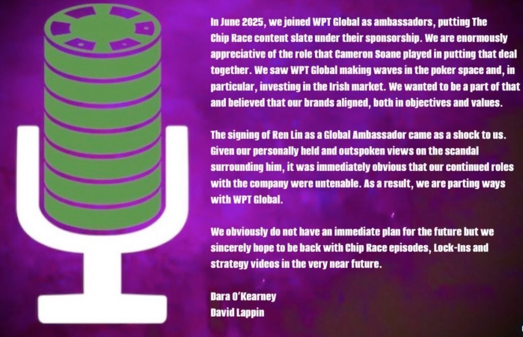 Chip Race Statement
