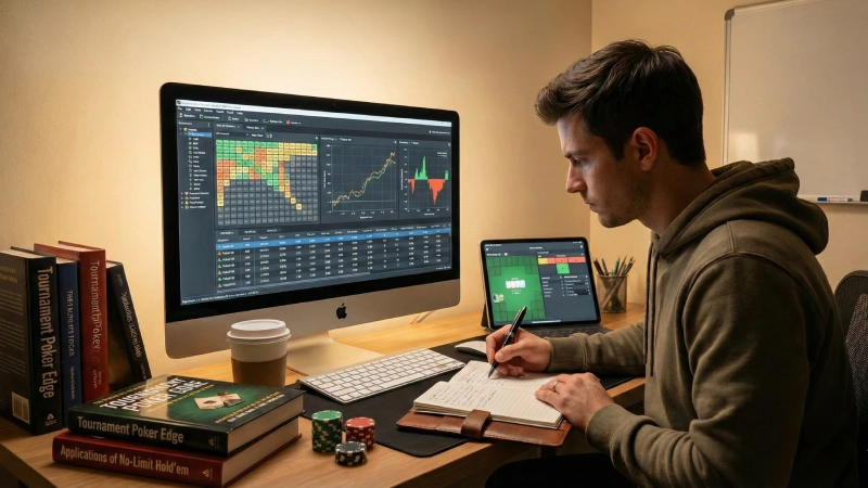 how to optimize poker tournament study time