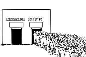 Staking vs building a bankroll