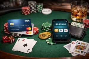 Comparison of e-wallets vs credit cards for online poker showing differences in deposit speed, withdrawal time, fees, privacy, and setup.