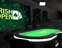 Irish Open sign with poker table