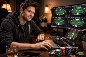Online Poker Player